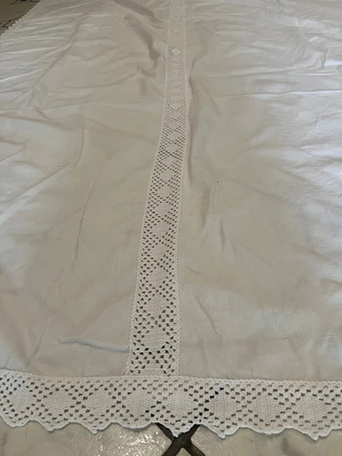 Große tischdecke mit spitze - große,