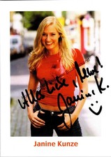 Original Autogramm Janine