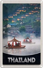 Blechschild 18x12 cm Thailand