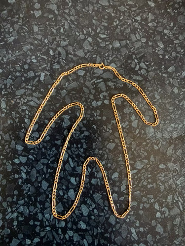 Gold 585 kette figaro 57sm - gold,