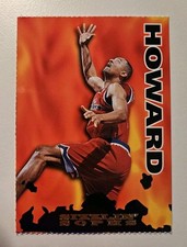 1995-96 Skybox NBA HOOPS Sizzlin Sophs Juwan Howard 2nd Year Rare Insert Misscut
