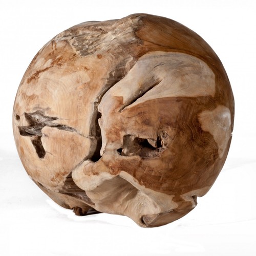 Unikat-Teak-Kugel
