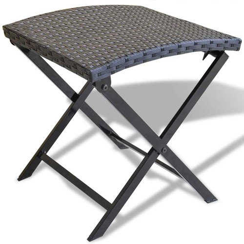Klapphocker poly rattan - klapphocker,