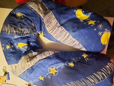 Seitenschläferkissen Schwangerschaftskissen Stillkissen Lagerungskissen blau