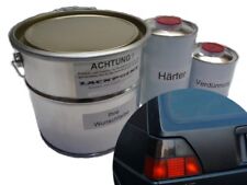 1 Liter Set 2K Autolack Schwarz Matt kein Klarlack nötig Farbe Lackpoint neu !