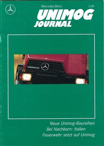 Unimog journal orig magazin - unimog, journal,