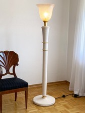 Original Art Deco Stehlampe Torchiere Lampadaire 1930 Frankreich Dallglas Lampe