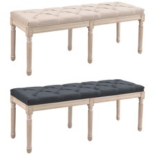 HOMCOM Polsterbank, Vintage