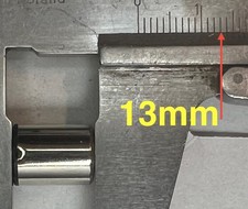1013; 2 Wellen;  13mm Glockenanker Motor  , d=10mm d. 2wellen 12V, unbenutzt