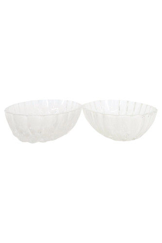 Transparente glas dekoschale - glas,