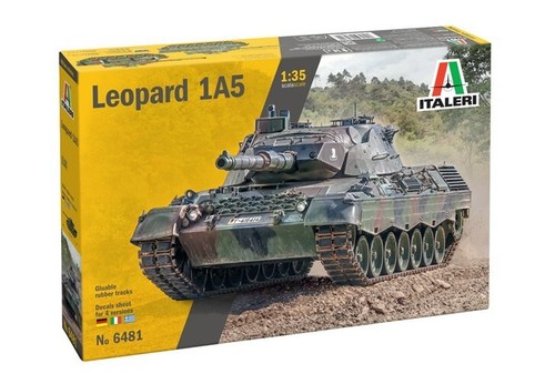 Leopard 6481 tank italeri - leopard, 1