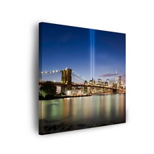 CANVAS Leinwandbilder XXL Wandbilder Kunstdruck Architektur Brooklyn-Brücke USA 