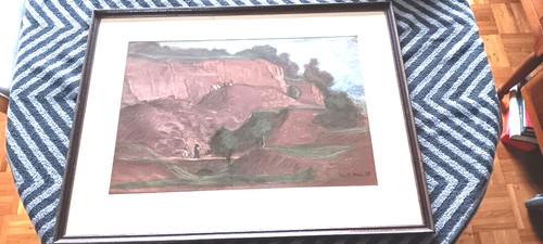 Kreidezeichnung 1920 hinter - kreidezeichnung?, 1920?