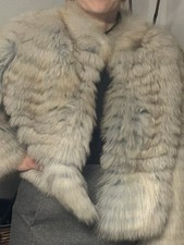 Echte Blaufuchsjacke S