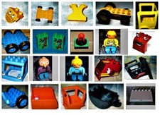 Lego Duplo Bob der Baumeister Lifti Heppo Mixi Buddel Baggi Rollo Benny Straße