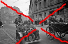 Negativ-Warschau-Warszawa-Polen-Fahrrad-Taxi-Rikscha-Bevölkerung-1939-1940-31