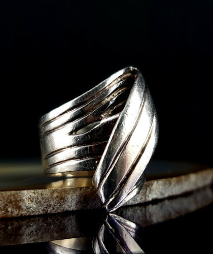 Ring silber 925 modernist - silber,