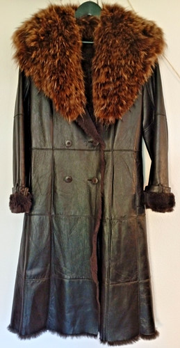 Damenmantel leder pelz - damenmantel,