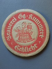 VK Bierdeckel  Gg Kummert  Schlicht   LKR Amberg Sulzbach    Impr Büchner Hameln