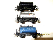 Modelleisenbahn Spur TT. Zeuke Kesselwagenset gebraucht, keine OVP. Mit Mängeln.