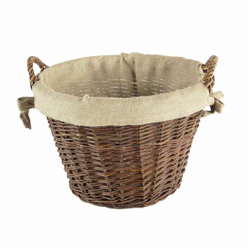 Holzkorb 40x35cm weide jute - weide,