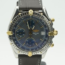 BREITLING CHRONOMAT B13050.1 HERREN UHR STAHL/GOLD SCHÖN BR632 SCHÖN