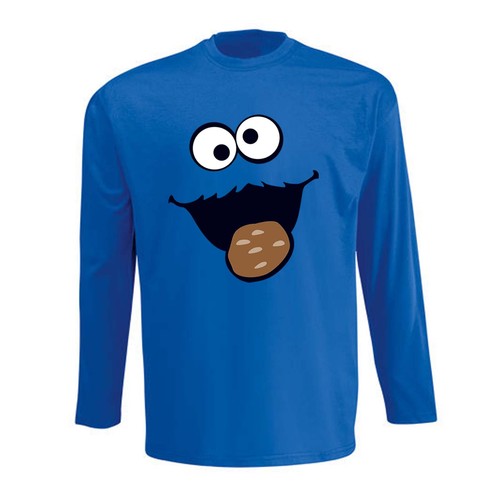 Longsleeve krümelmonster mit - krümelmonster,
