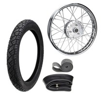 Komplett Rad Felge chrom