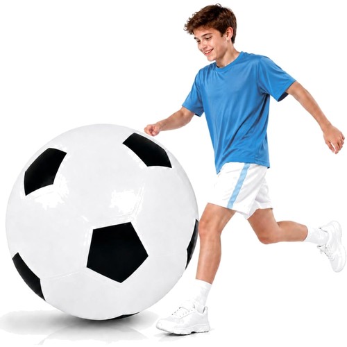 Fußball gummi aufblasbar 80cm - fußball,