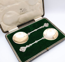 Antik Sterling Silber Paar 16