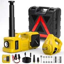 Elektrischer Hydraulischer Wagenheber 5T 12V Schlagschrauber Aufblaspumpe