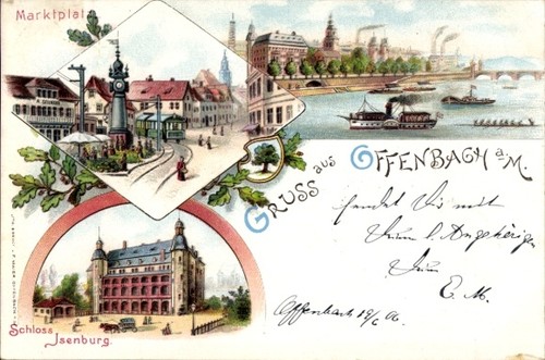 Litho offenbach main - offenbach, am