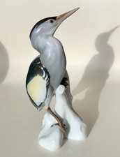 Rosenthal seltene Vogelskulptur Figur Kleine Rohrdommel Edmund Otto-Eichwald