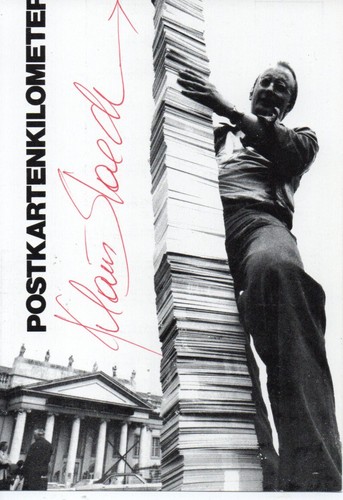 Autogramm klaus staeck - -,