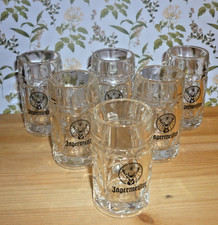 6 x Jägermeister Likör Mini-Bierkrug Shotglas Schnaps Gläser 4cl Stamper 9331