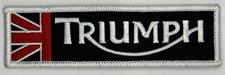 Triumph Aufnäher Badge Patch Motorrad Bonneville Tiger Speed Schrift