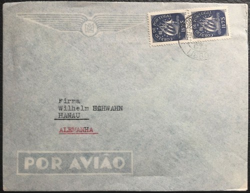 Portugal 1943 luftpost - portugal, brief
