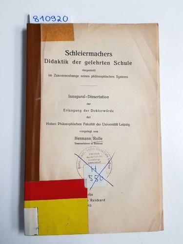 Schleiermachers didaktik der - schleiermachers,