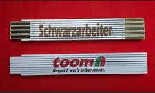 2 Zollstöcke Maßstäbe aus