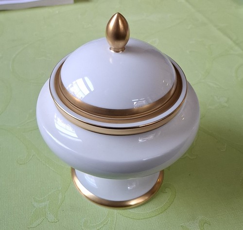 Vintage porzellan zuckerdose - porzellan,