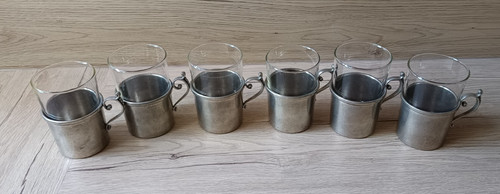 Schöne alte teegläser - 6,