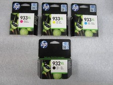 4 original Tinten HP 932XL Black 933XL Cyan Magenta Yellow 2024 OVP Rechnung