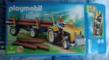 Playmobil 4209 Trecker mit Holzanhänger / 3118 Ponykutsche