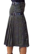 Kilt Grün Schwarz Kariert