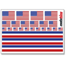 USA AUFKLEBER |  FLAGGEN