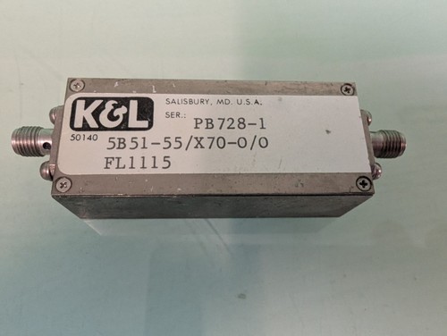 Band pass filter l - pass, k&l