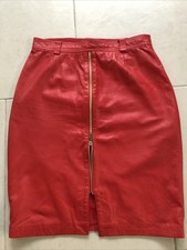 Zucchero Echte Leder Rock  Gr.38/40.