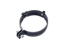 GRÖMO ALUSTAR Fallrohrschelle Anthrazit ø80 mit Gewindemutter M10, SX (glatt), 8