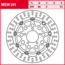 TRW Bremsscheibe Allround