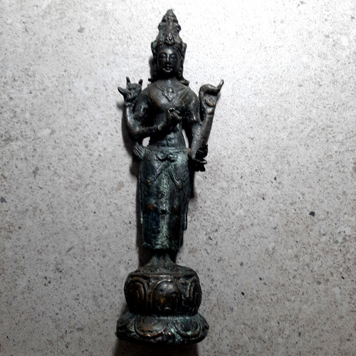 Antike bronze statur deity - statur,